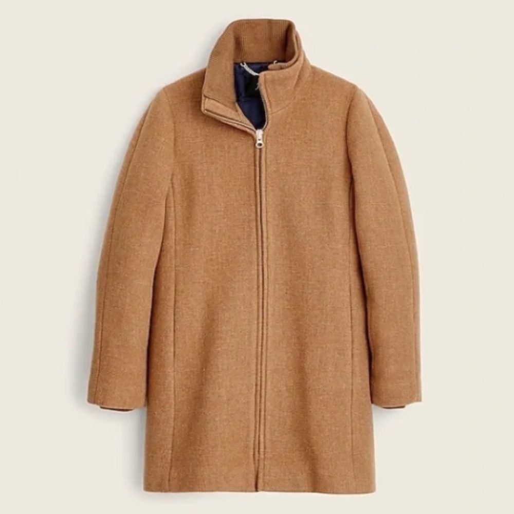 J Crew Wool Coat - Italian Stadium Cloth - 4P